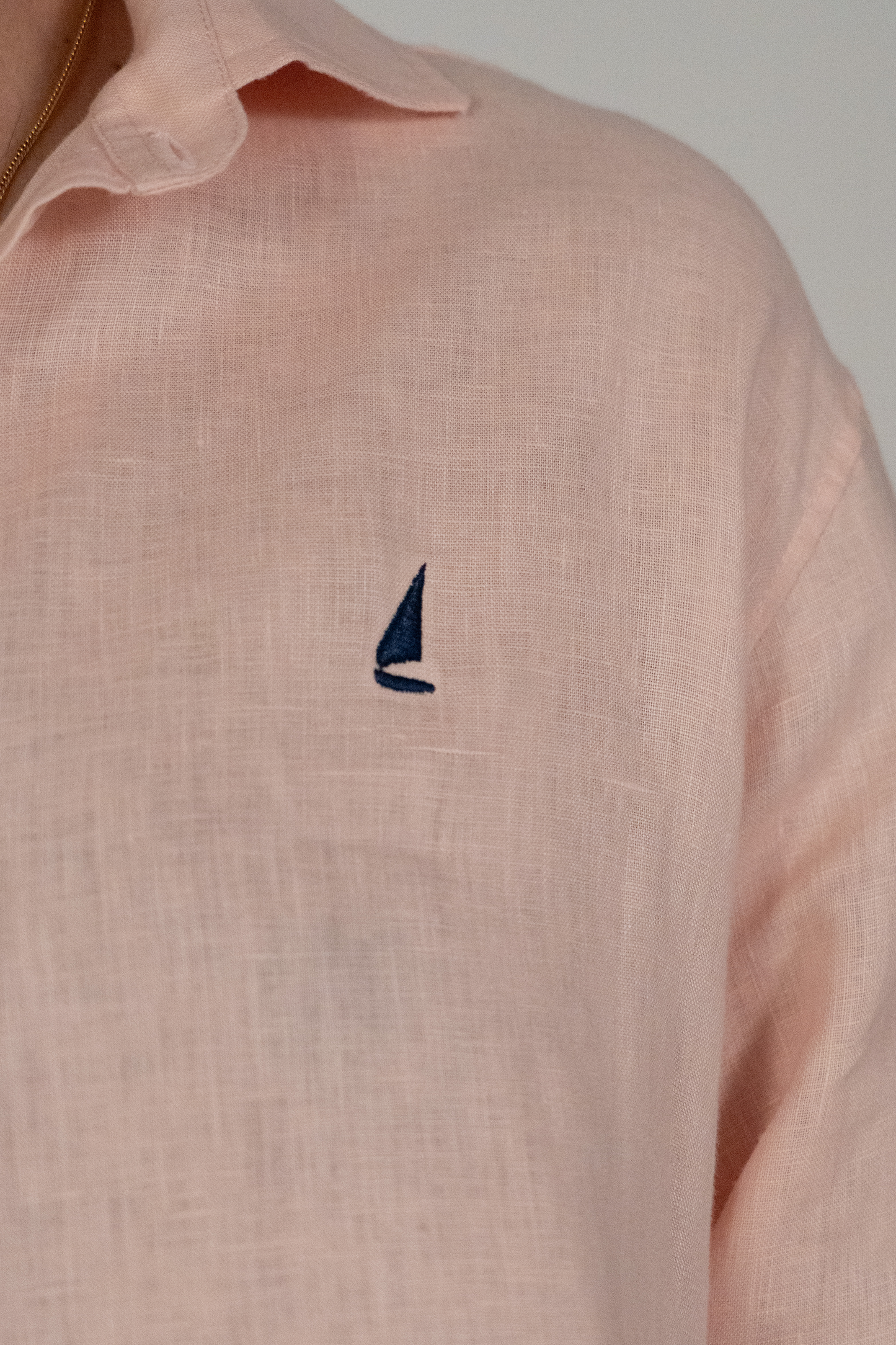 Camisa de manga larga Salmón