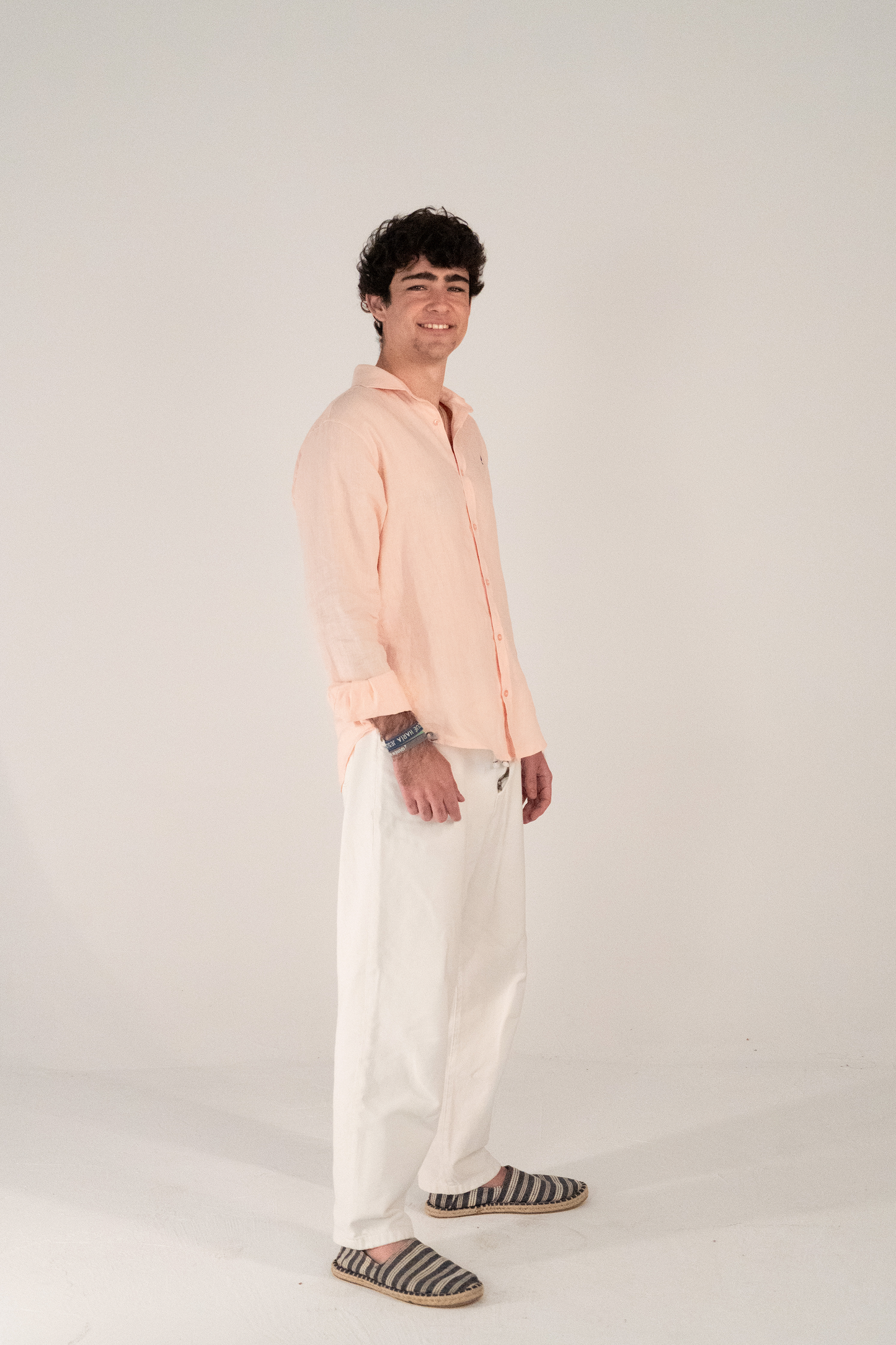Camisa de manga larga Salmón